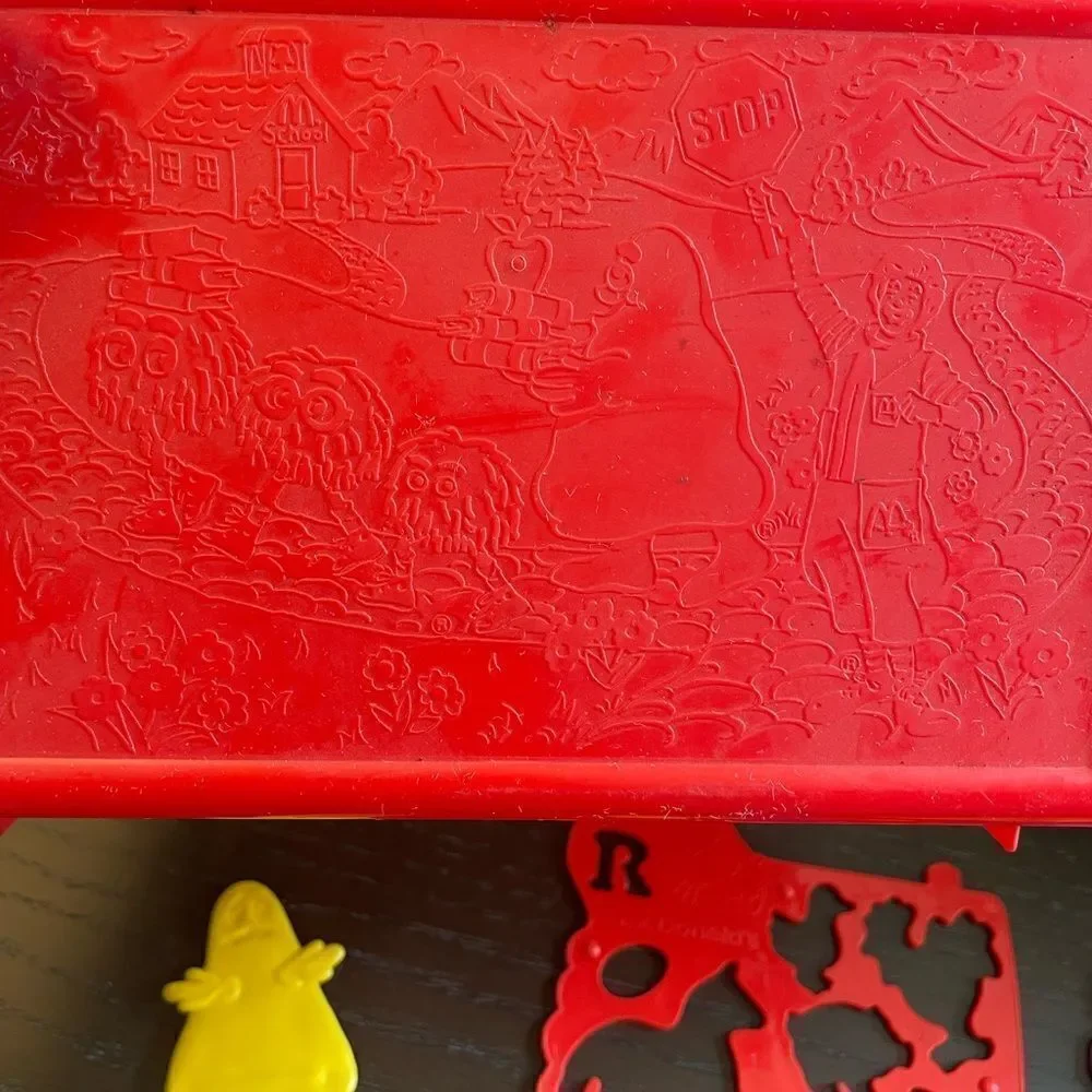 McDonald’s Bulletin Board Boxes Red and Green McDonald’s Combs Activity pieces